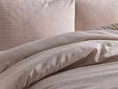 Çeyiz Diyarı Brush 3 Parça Çift Kişilik Nevresim Seti - 3