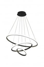 Eray Aydınlatma 2002-3 20-30-40 Led Siyah Avize - 1