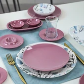 Keramika Keraart Blue Spring Kahvaltı Takımı 50 Parça 6 Kişilik - 19188 - 3