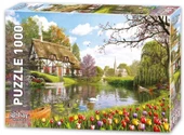 Star Puzzle 1000 Parça Göl Evi Puzzle - 2