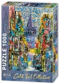 Star Puzzle 1000 Parça Galata Kulesi Puzzle(Altın Varaklı) - 2