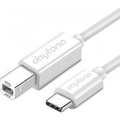 DAYTONA TB1-2-1 1,0m TYPE-C=USB B ÇEVİRİCİ KABLO ADAPTÖR - 1