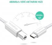 DAYTONA TB1-2-1 1,0m TYPE-C=USB B ÇEVİRİCİ KABLO ADAPTÖR - 3