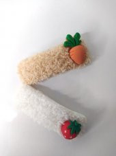 Meyveli Çilek Havuç Renkli Tokalar Sevimli Kız Çocuk Saç Aksesuarları thumbnail 1