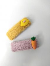 Sevimli Civ Civ Havuç Renkli Tokalar Sevimli Kız Çocuk Saç Aksesuarları thumbnail 1