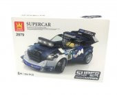 Wange Süper Car Mavi Spor Yarış Arabası 204 Parça Lego thumbnail 4