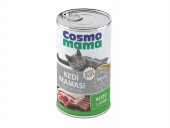 COSMO MAMA YETİŞKİN KEDI KISIRLAŞTIRILMIŞ ( Sterılızed ) KUZU ETLI KONSERVE MAMASI 24 Adet X 415 GR 70 ETLI PATE - 1