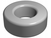 Ferrit Toroid Ring - Demir Nüve Bobin - 27x15x11mm - Sarı Beyaz - 4