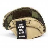 Yeni Kamuflaj Kısa Airsoft Askeri Kask Kılıfı - 3