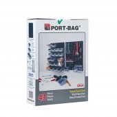 Port Bag 43 Parça Duvara Monte Ekipman Depolama Panel Seti - 3