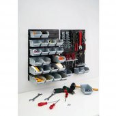 Port Bag 43 Parça Duvara Monte Ekipman Depolama Panel Seti - 4