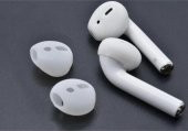 2 Çift (4 Adet) Apple Airpods Kulaklık Silikonu Sabitleyici-Sensör - 7