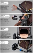 Yeni Doğan Set 9 İn 1 Baby Home 985 Tavel Sistem Bebek Arabası Ve 600 Park Yatak Oyun Parkı Beşik - 11