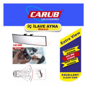 CARUB Ayna İç İlave Makaslı 240mm Bombe Cam Vakum - 1