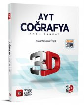 3D Yayınları AYT Coğrafya Soru Bankası Tamamı Video Çözümlü - 1