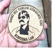 BABAYİĞİT Sanki Hiç Yokluk Görmemiş Gibi Konuşma Lan Deri PEÇ - Arma - Askeri Patch thumbnail 2