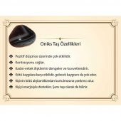 Nipora Hem Bileklik - Hem Kolye - Hem Tesbih 99lu Siyah Oniks Doğaltaş Aksesuar - 8