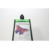 TEK İPLİ UÇURTMA ÇOCUK STATİK UÇURTMAUÇURTMA 127 X 66 cm KELEBEK ORAO MERİDYENDUKKAN - 2