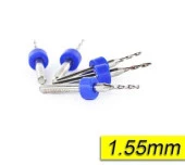 PCB Mikro Karbür CNC Matkap Ucu 10lu Set 1,55mm Tungsten 18 Shank thumbnail 1