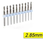PCB Mikro Karbür CNC Matkap Ucu 10lu Set 2,85mm Tungsten 18 Shank thumbnail 1