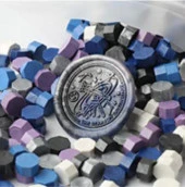 Mühür Mumu 50 Davetiye İçin 150 Boncuk Model: 08 Galaksi thumbnail 1