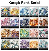 Mühür Mumu 50 Davetiye İçin 150 Boncuk Model: 09 Portakal Bahçesi thumbnail 2