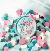 Mühür Mumu 100 Davetiye İçin 300 Boncuk Model: 04 İlk Aşk - 1