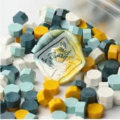 Mühür Mumu 50 Davetiye İçin 150 Boncuk Model: 16 Huş Ormanı thumbnail 1