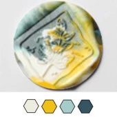 Mühür Mumu 50 Davetiye İçin 150 Boncuk Model: 16 Huş Ormanı thumbnail 2