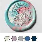 Mühür Mumu 50 Davetiye İçin 150 Boncuk Model: 20 Donmuş Orman - 2