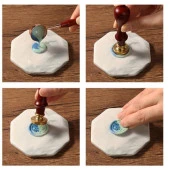 Mühür Mumu 100 Davetiye İçin 300 Boncuk Model: 16 Huş Ormanı thumbnail 5