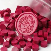 Mühür Mumu 100 Davetiye İçin 300 Boncuk Model: 31 Kızılcık Şerbeti - 1