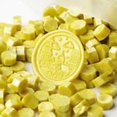 Mühür Mumu 50 Davetiye İçin 150 Boncuk Model: 38 Limon Kabuğu thumbnail 1