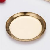 Mühür Mumu Çalışma Tepsisi Paslanmaz Çelik Yuvarlak 10x10cm thumbnail 1