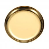 Mühür Mumu Çalışma Tepsisi Paslanmaz Çelik Yuvarlak 10x10cm thumbnail 2