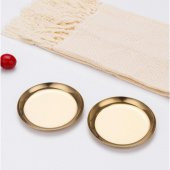 Mühür Mumu Çalışma Tepsisi Paslanmaz Çelik Yuvarlak 10x10cm thumbnail 5