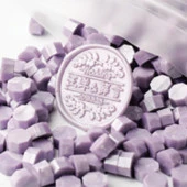 Mühür Mumu 100 Davetiye İçin 300 Boncuk Model: 54 Leylak - 1