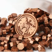 Mühür Mumu 100 Davetiye İçin 300 Boncuk Model: 61 Bakır thumbnail 1