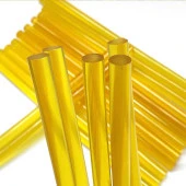 Mühür Mumu Çubuk Sıcak Tutkal 7mm x 27cm 10 lu Amber Kehribar Renk - 1