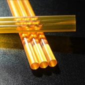 Mühür Mumu Çubuk Sıcak Tutkal 7mm x 27cm 10 lu Amber Kehribar Renk - 3