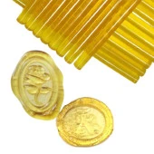 Mühür Mumu Çubuk Sıcak Tutkal 7mm x 27cm 10 lu Amber Kehribar Renk - 7