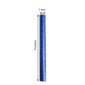 Mühür Mumu Simli Çubuk Sıcak Tutkal 7mm x 10cm 12li Lacivert Renk - 3