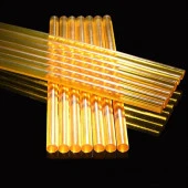 Mühür Mumu Çubuk Sıcak Tutkal 7mm x 27cm 10 lu Amber Kehribar Renk - 8