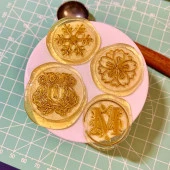 Mühür Mumu Çubuk Sıcak Tutkal 7mm x 27cm 10 lu Amber Kehribar Renk - 12