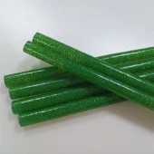 Mühür Mumu Simli Çubuk Sıcak Tutkal 7mm x 10cm 12 li Yeşil Renk thumbnail 3