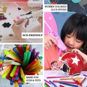 Mühür Mumu Simli Çubuk Sıcak Tutkal 7mm x 10cm 12 li Yeşil Renk thumbnail 6