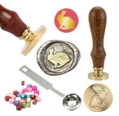 Mektup Damga Mühürü Şirin Tavşan + 30 Mühür Mumu + Kaşık thumbnail 1