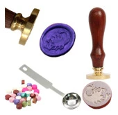 Mektup Damga Mühürü Akrep Burcu + 30 Mühür Mumu + Eritme Kaşığı thumbnail 1