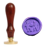 Mektup Damga Mühürü İkizler Burcu + 30 Mühür Mumu + Eritme Kaşığı thumbnail 9