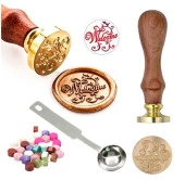 Mektup Damga Mühürü Welcome + 30 Mühür Mumu + Eritme Kaşığı thumbnail 1